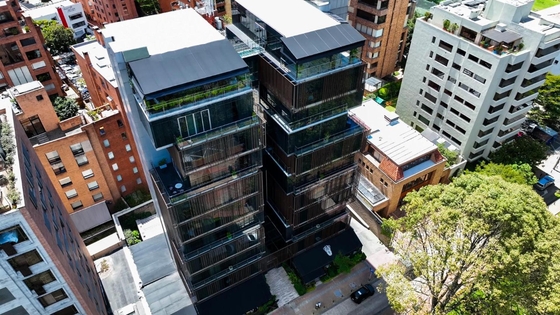 Ghl Bioxury Hotel Bogota Ngoại thất bức ảnh Aerial view of the building